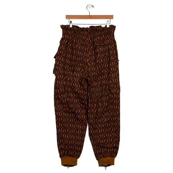 Adidas x Ivy Park Monogram Zipper Pants | Wild Brown/Night Red, L - Picture 2 of 3